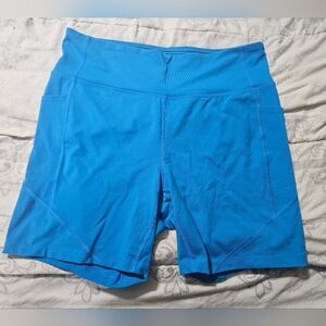 Tek Gear Womens Athletic Running Shapewear Shorts Vibrant Blue!